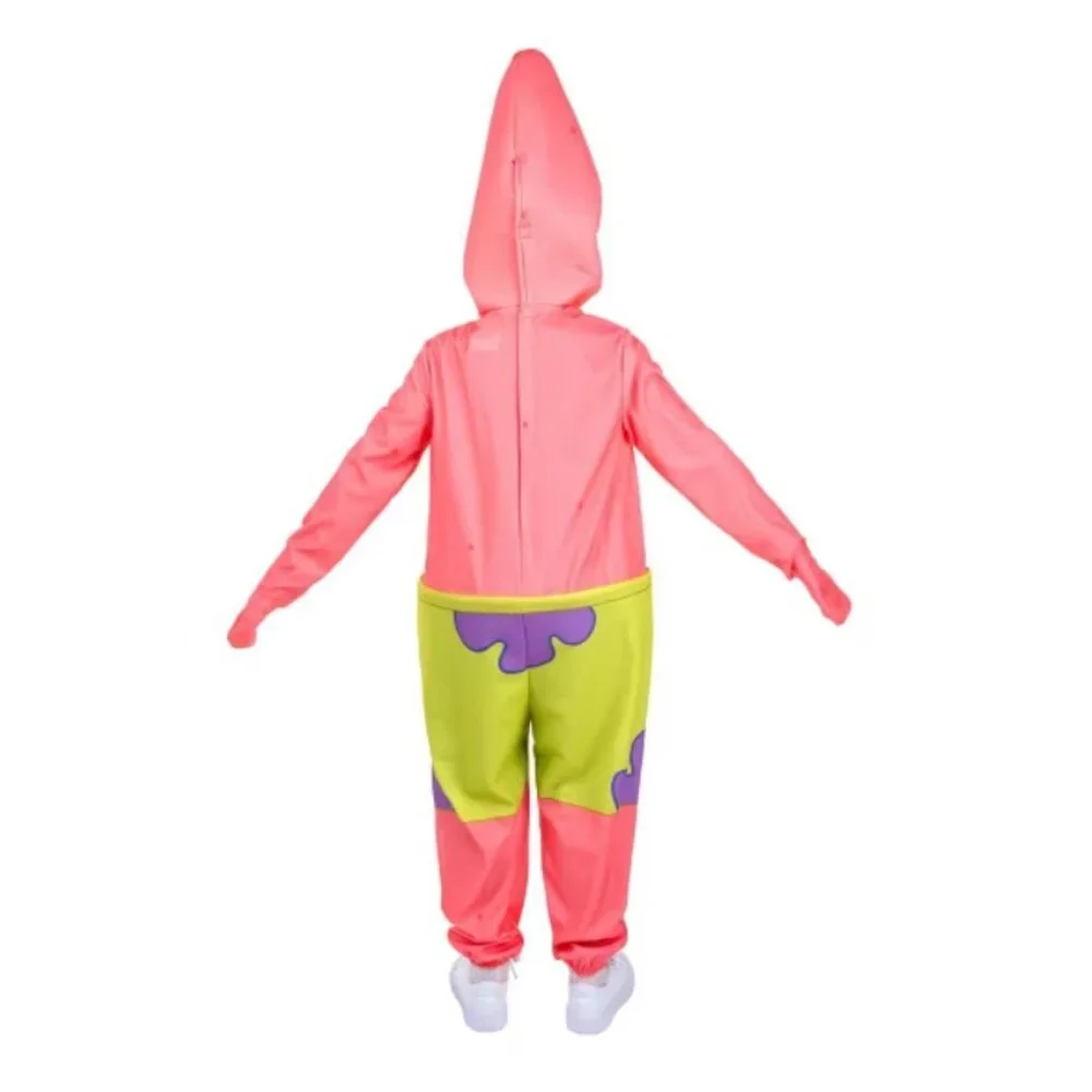 Patrick Star SpongeBob Halloween Costume 8 Hooded Jumpsuit Kids Unisex